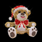 Teddy Chic med animation 4m Varm hvid LED, statisk lys